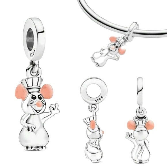 Women’s 925 Sterling Silver Disney Inspired RATATOUILLE Charm/Pendant - NWT - Picture 4 of 7